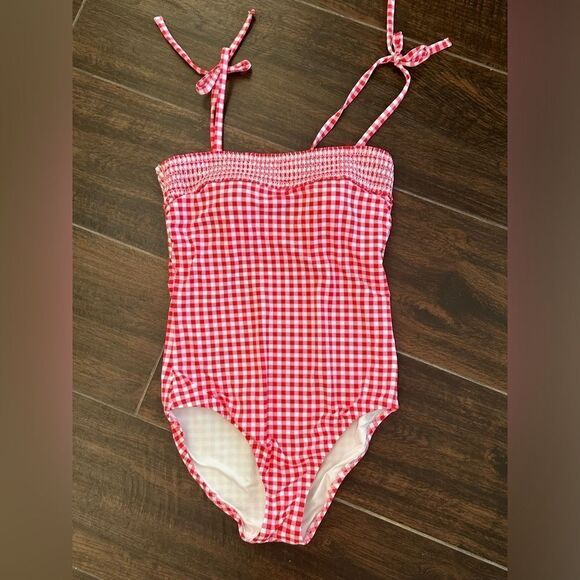 Lands end /Draper James Bandeau One Piece Swimsuit - Picture 8 of 9